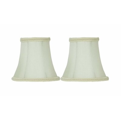 Lace Trim 5" Silk Bell Candelabra Shade - Image 0