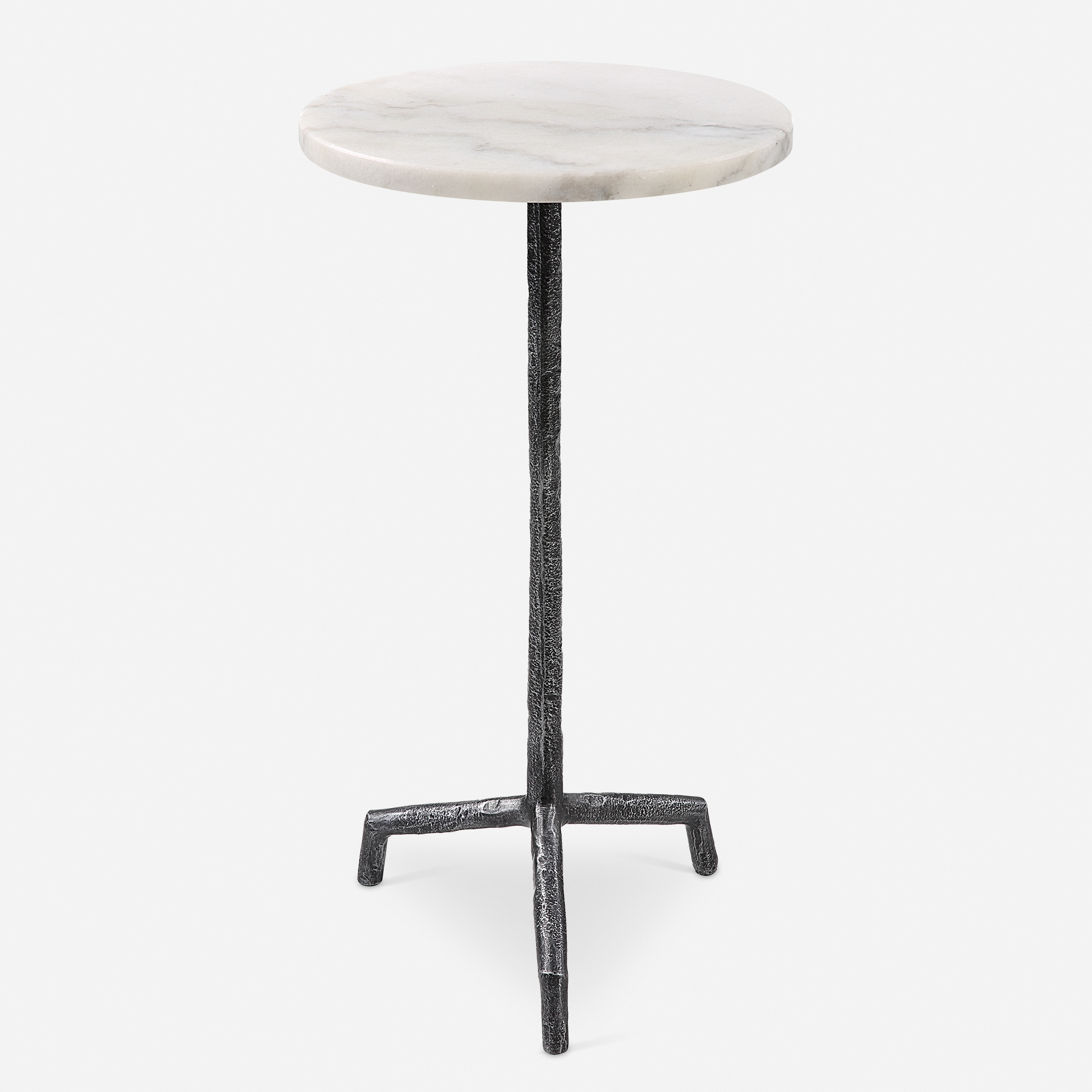 Puritan White Marble Drink Table - Image 0