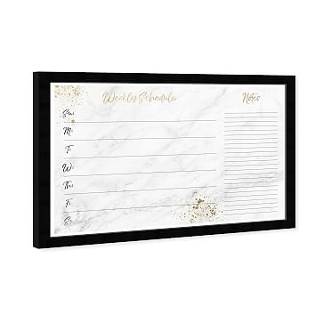 Oliver Gal Marble Weekly Schedule Dry Erase Board, Wall Art, 18x26x0.5 - Image 3