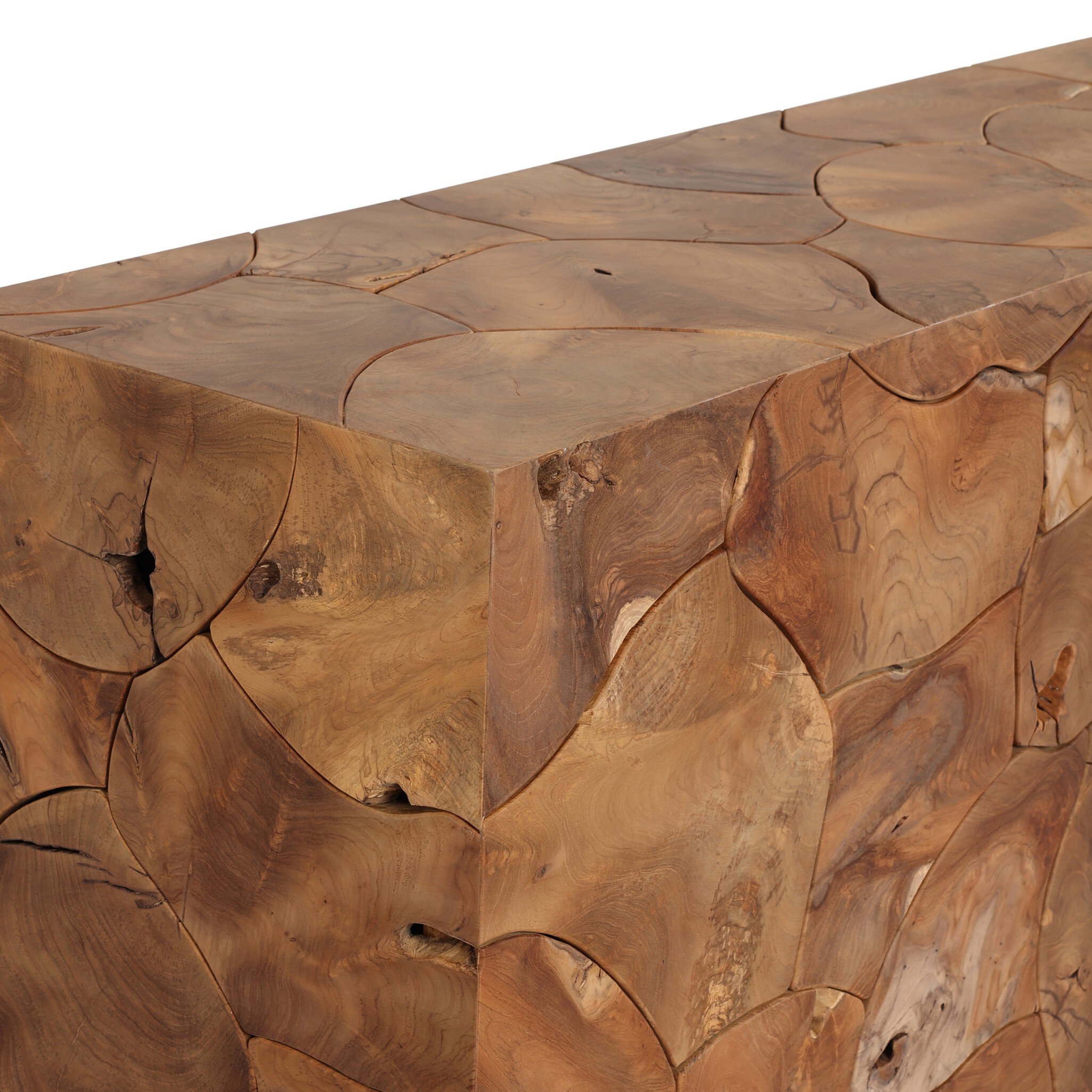 Tomlin Outdoor Console Table - Teak Root - Image 12