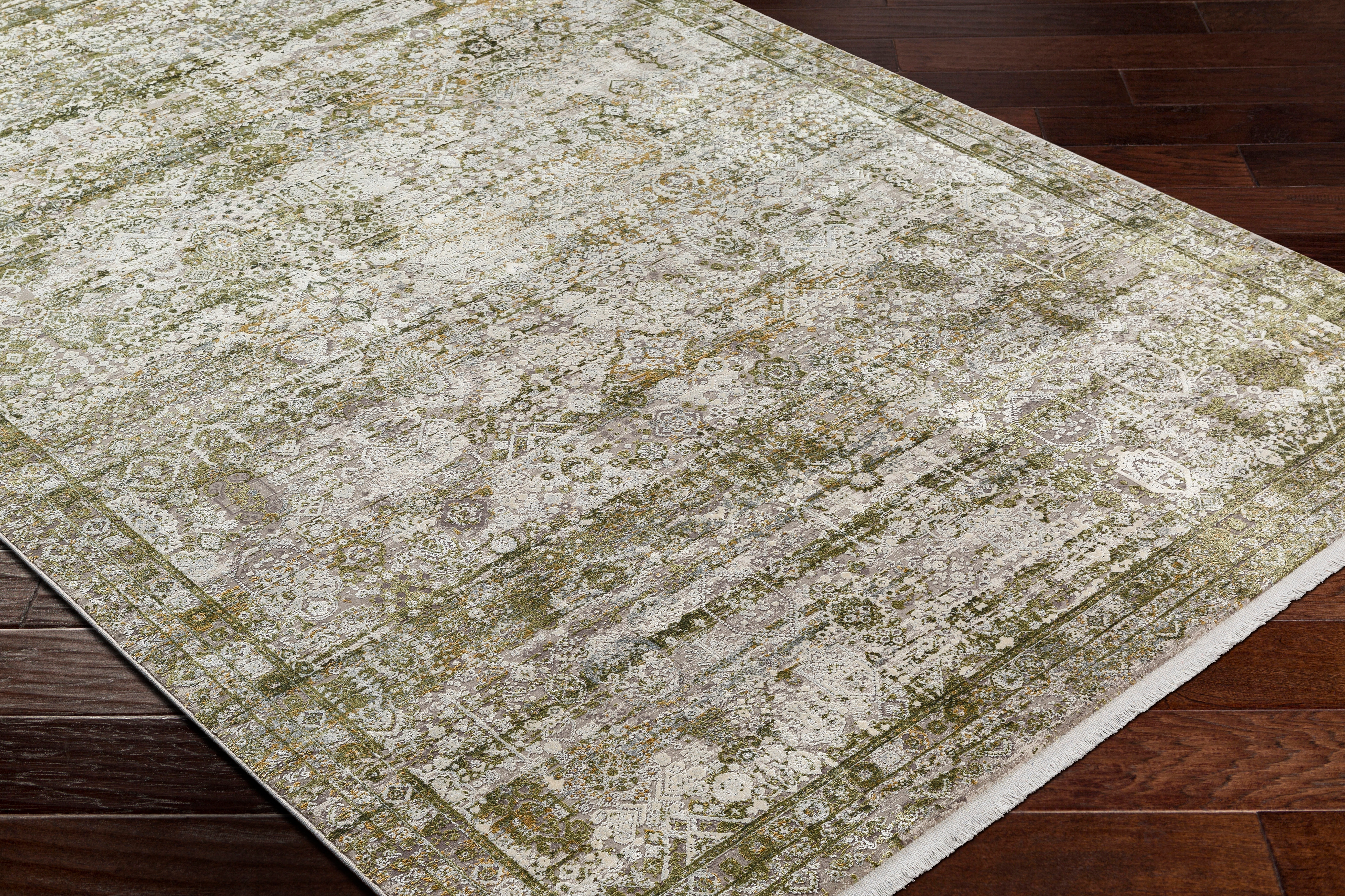 Solar Beige Indoor 11'9" x 15' Machine Woven Rug - Image 4