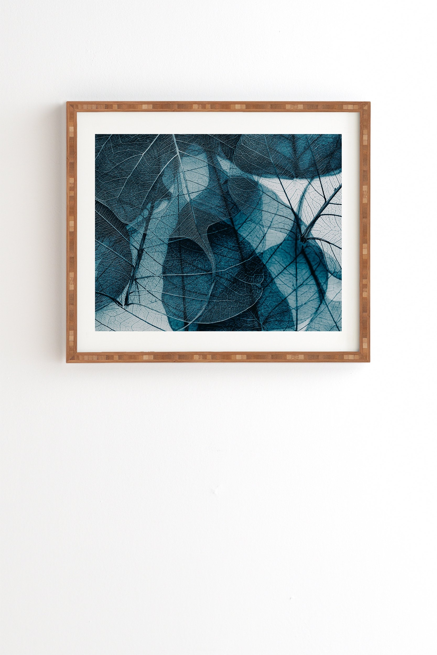 Ingrid Beddoes Denim blue Framed Wall Art - 8" x 9.5" - Image 0