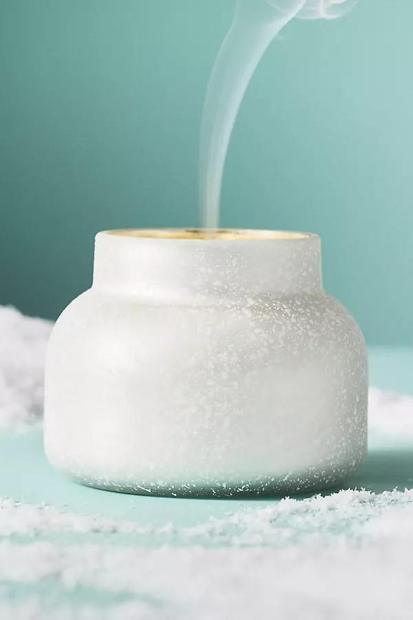 Volcano Snowflake Glass Candle - Image 0