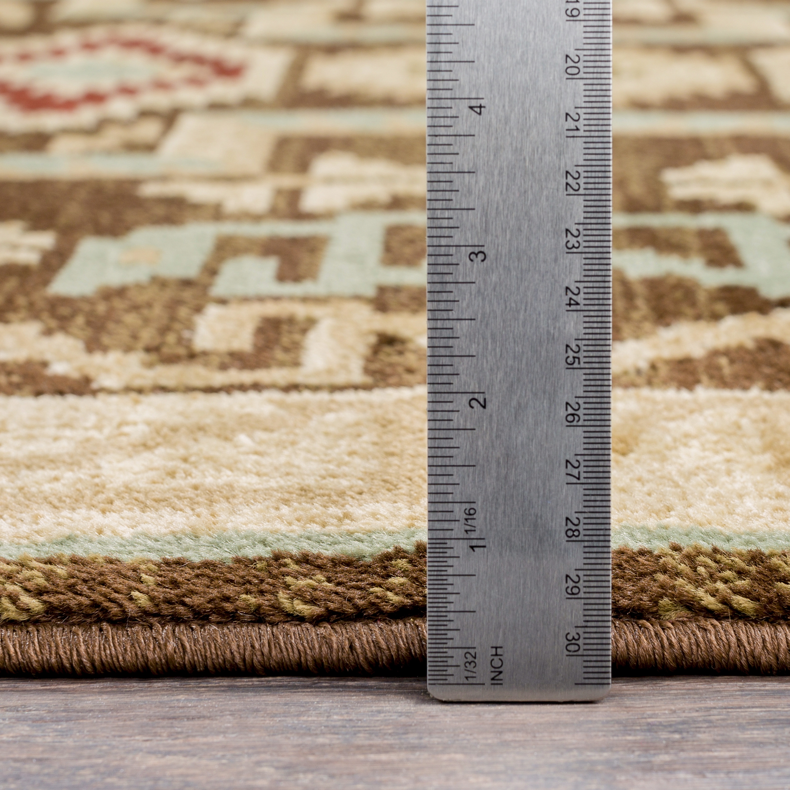 Paramount Brown Indoor 2'2" x 7'7" Machine Woven Rug - Image 5