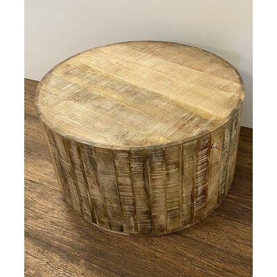 Wooden Round Coffee Table - Image 0