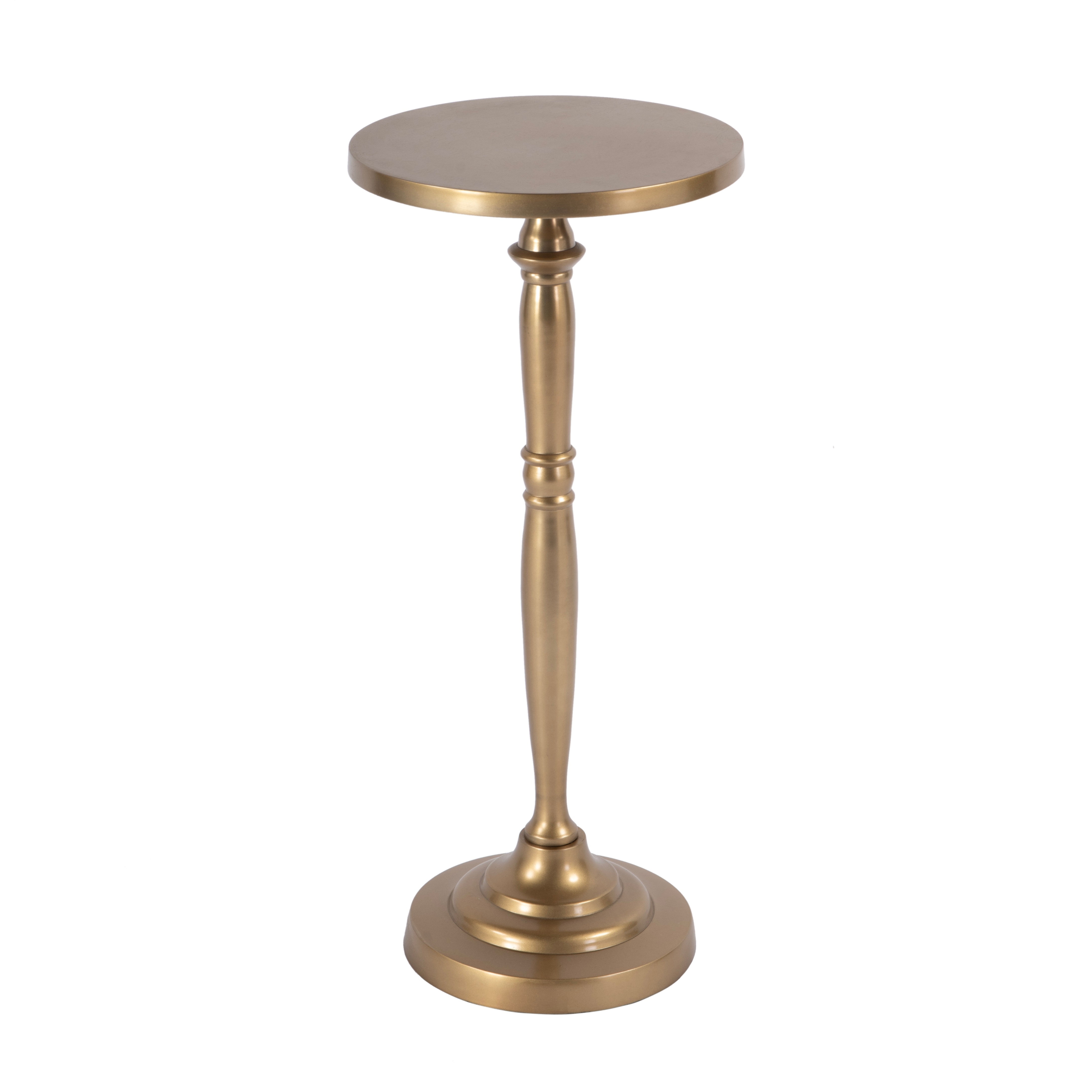 Langford Antique Gold Side Table - Image 0