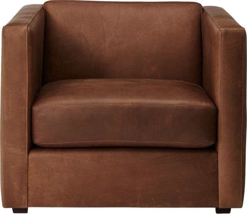 Club Leather Lounge Chair - Image 0