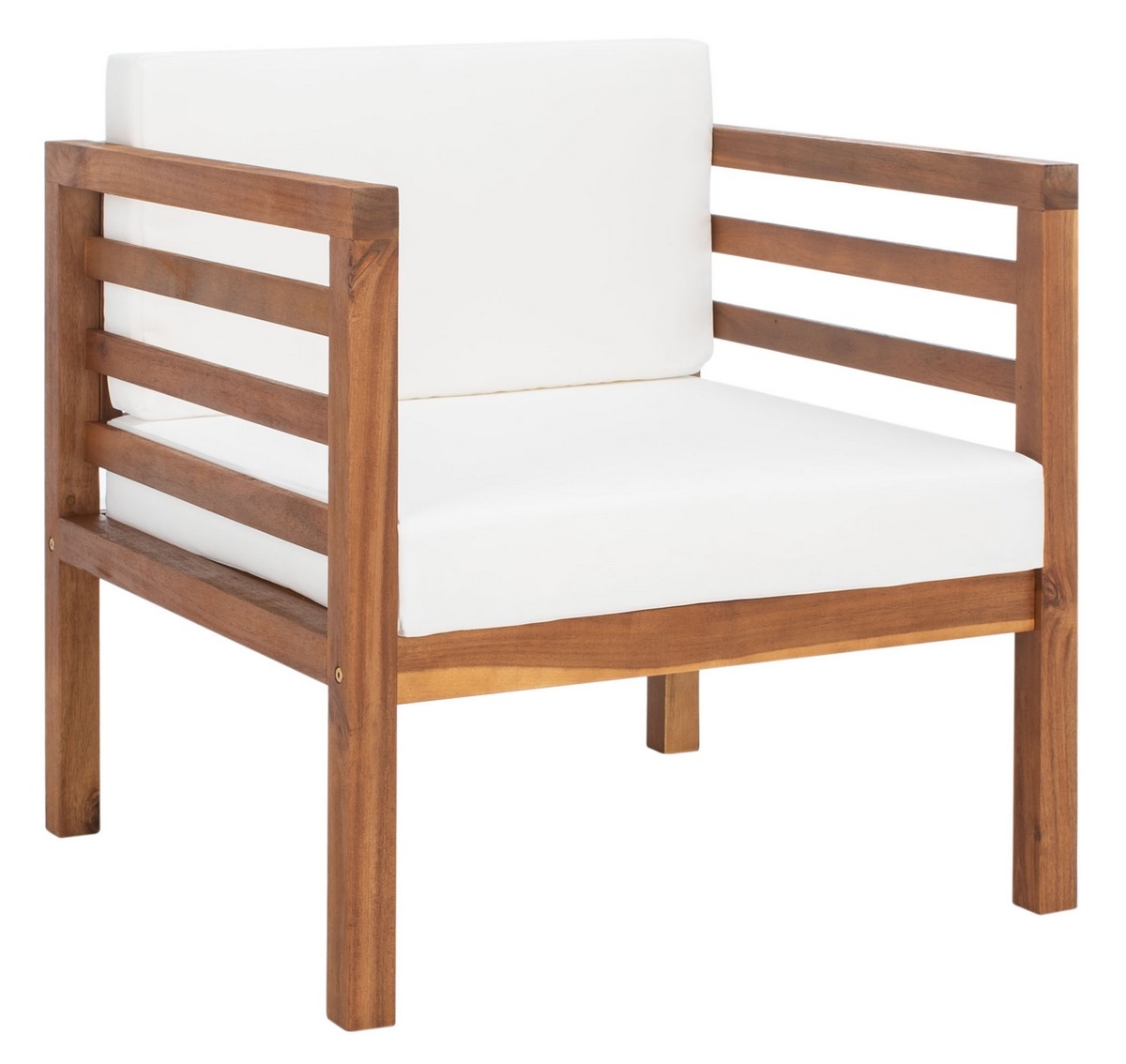 Kinnell 4 Pc Outdoor Living Set - Natural/Beige - Safavieh - Image 7