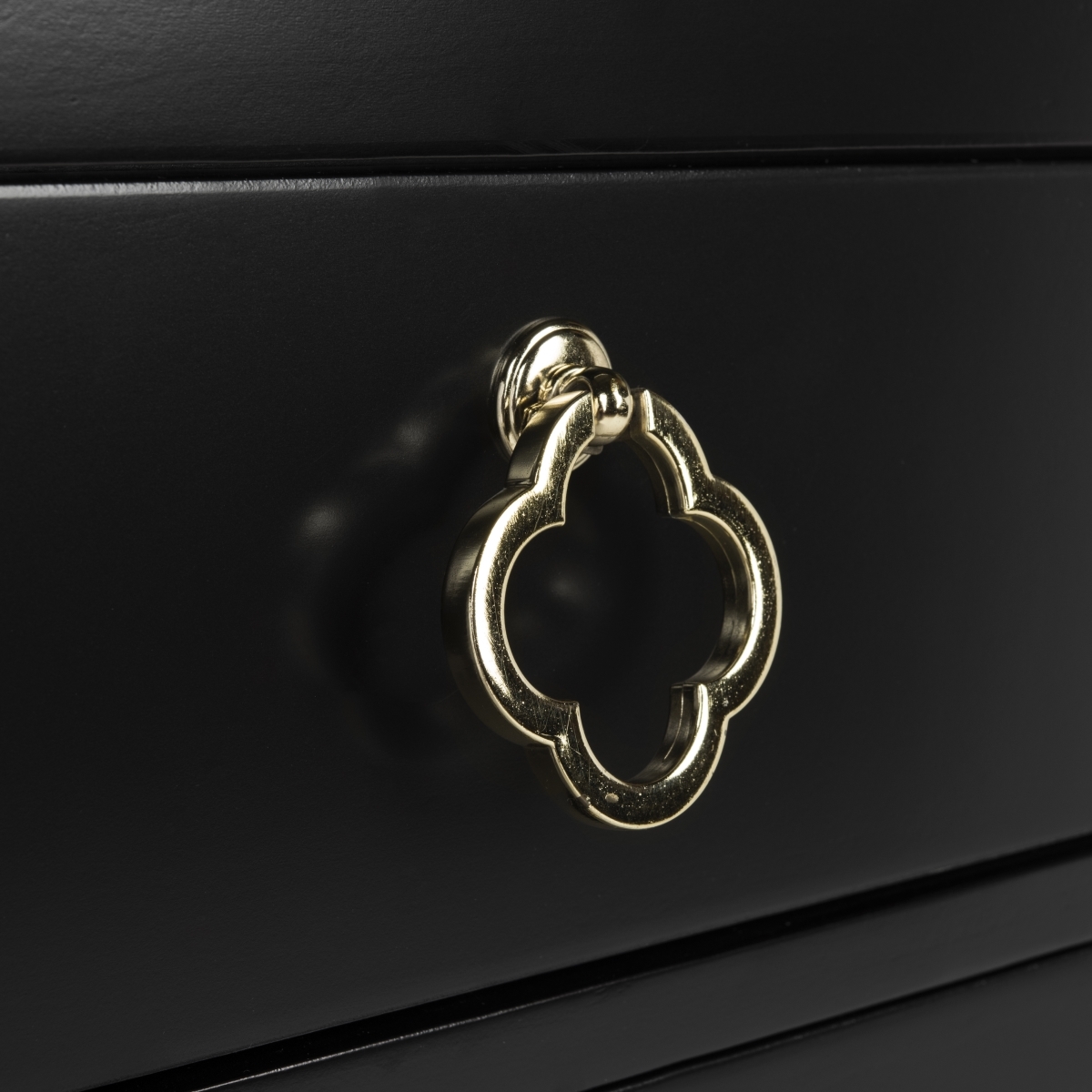 Nero 3 Drawer Nightstand - Black - Safavieh - Image 4