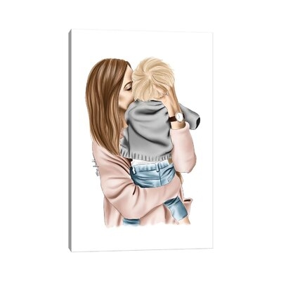 Mother And Son by Elza Fouche - Wrapped Canvas Gallery-Wrapped Canvas Giclée - Image 0