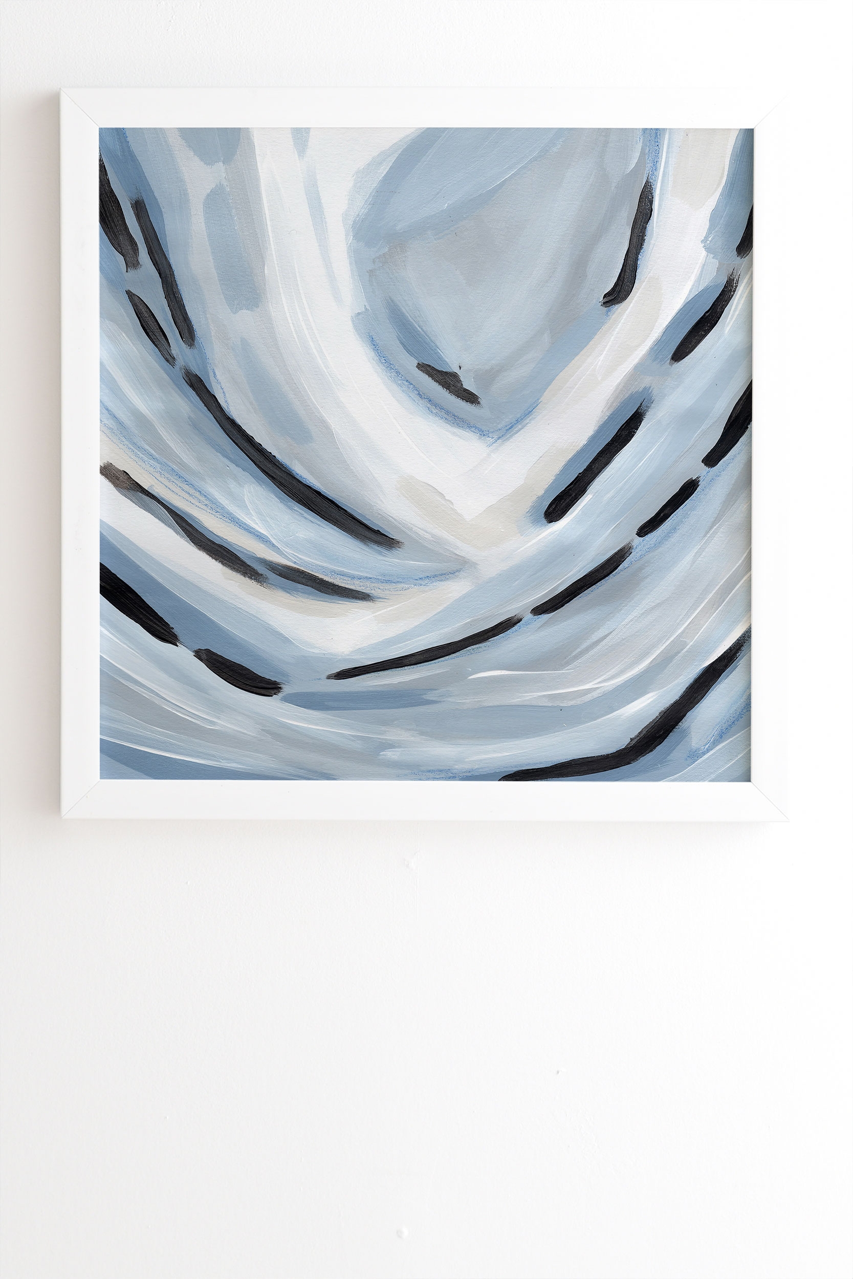 Rising by Laura Fedorowicz - Framed Wall Art Basic White 20" x 20" - Image 1
