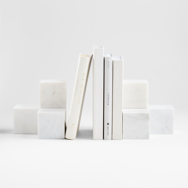 Blocks Marble Bookend - Image 2