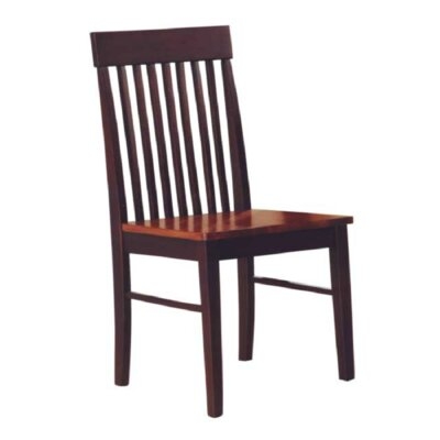 Dining Chair  Made Of Wood Oak, Espresso - Image 0