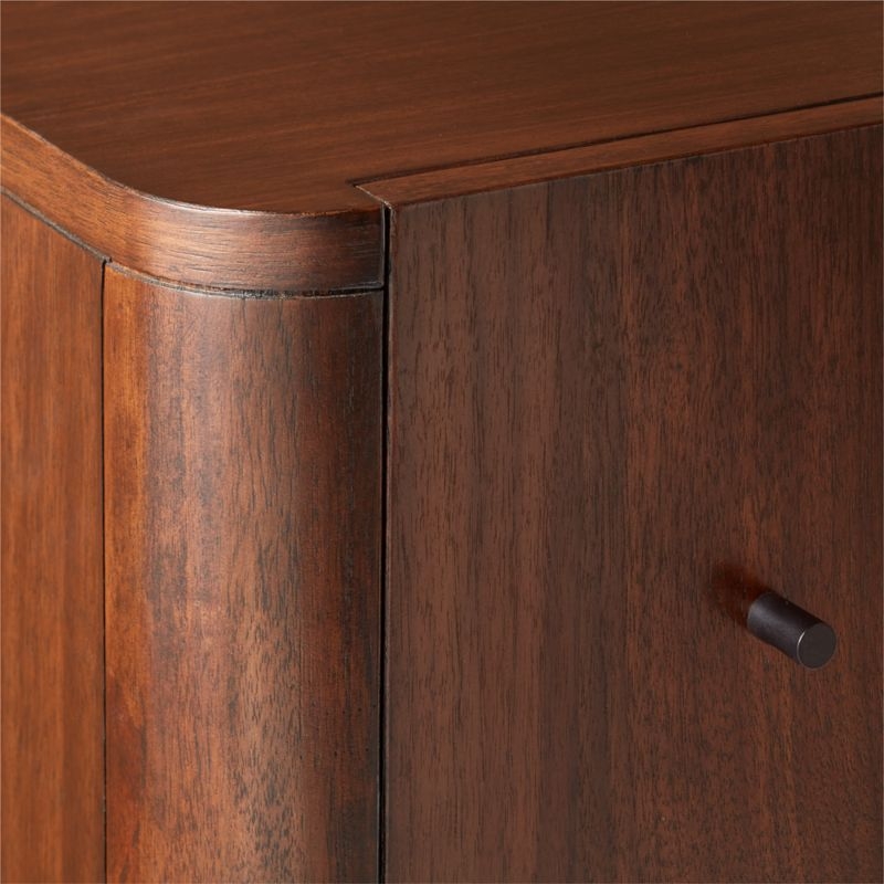 Andora Low 4-Drawer Wood Dresser - Image 6