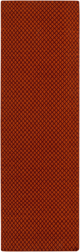 Ravena Red Indoor 2'6" x 8' Handmade Rug - Image 0