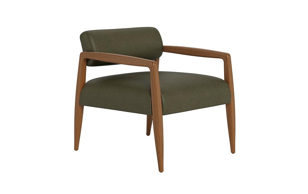 Gwen Leather Accent Chair - Image 1