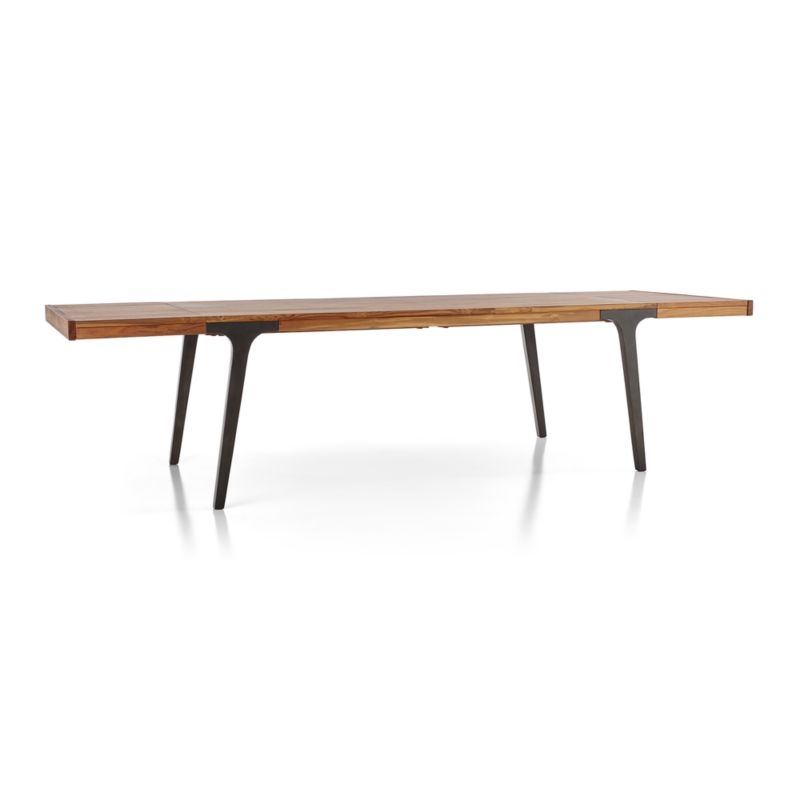 Lakin 81" Recycled Teak Extendable Dining Table,Restock in early May,2022 - Image 9