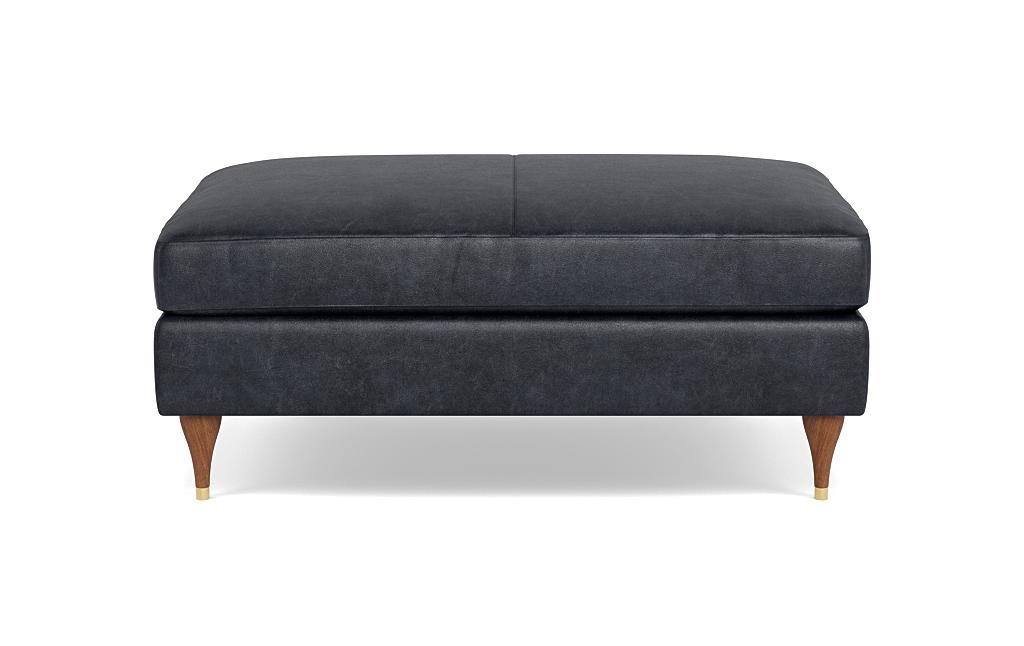 Sloan Leather Ottoman - Image 0