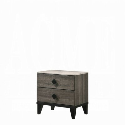 Mcgowen 2 - Drawer Nightstand in Rustic Gray - Image 0