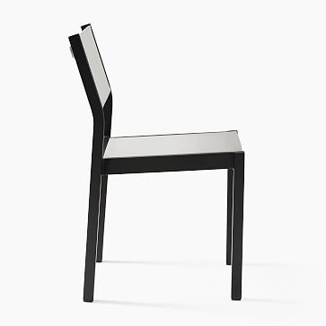 Portside Aluminum Outdoor Set of 2 Textilene Dining Chair, Dark Bronze - Image 3