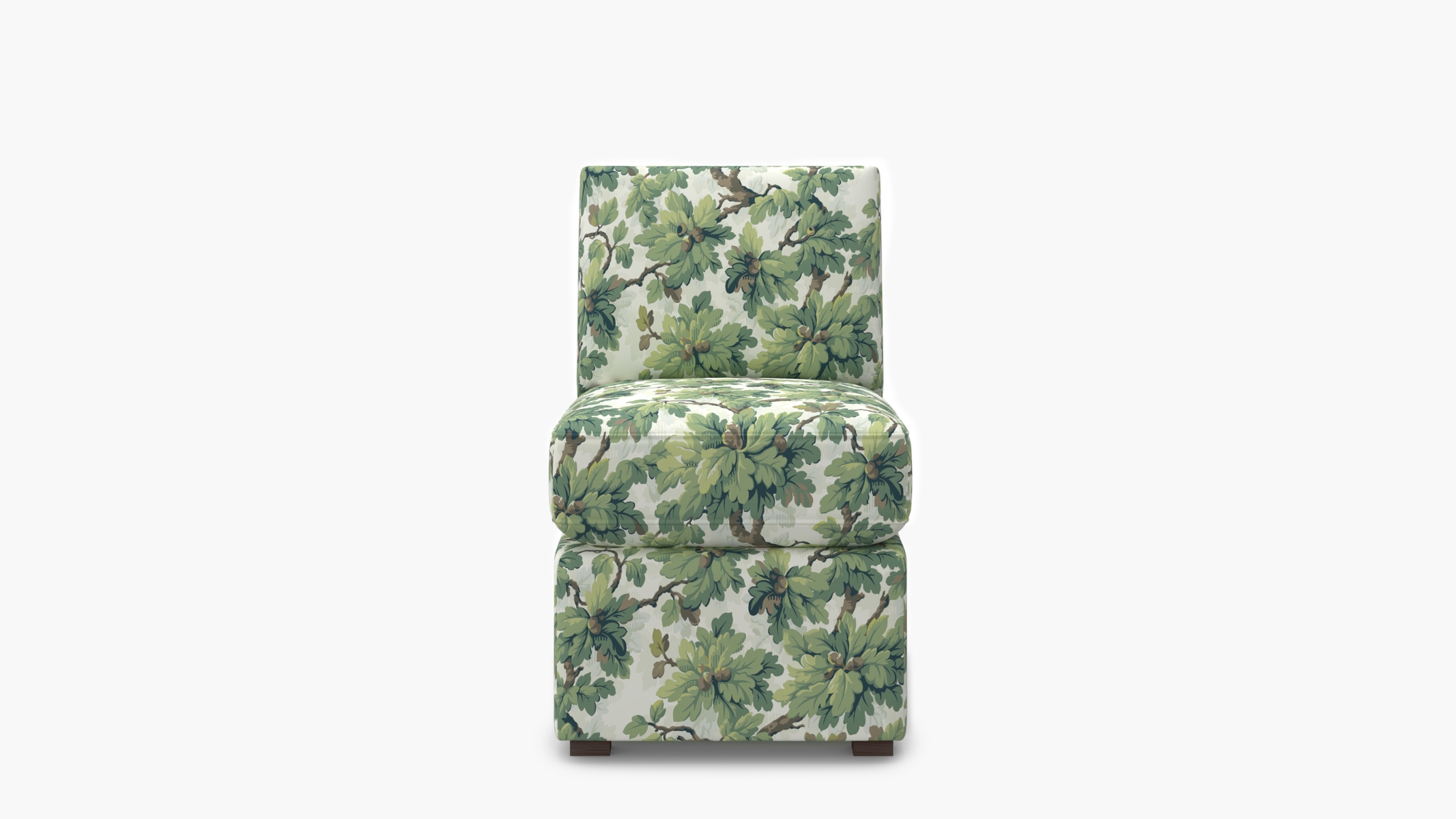 Petite Slipper Chair, Vert Woodland - Image 0