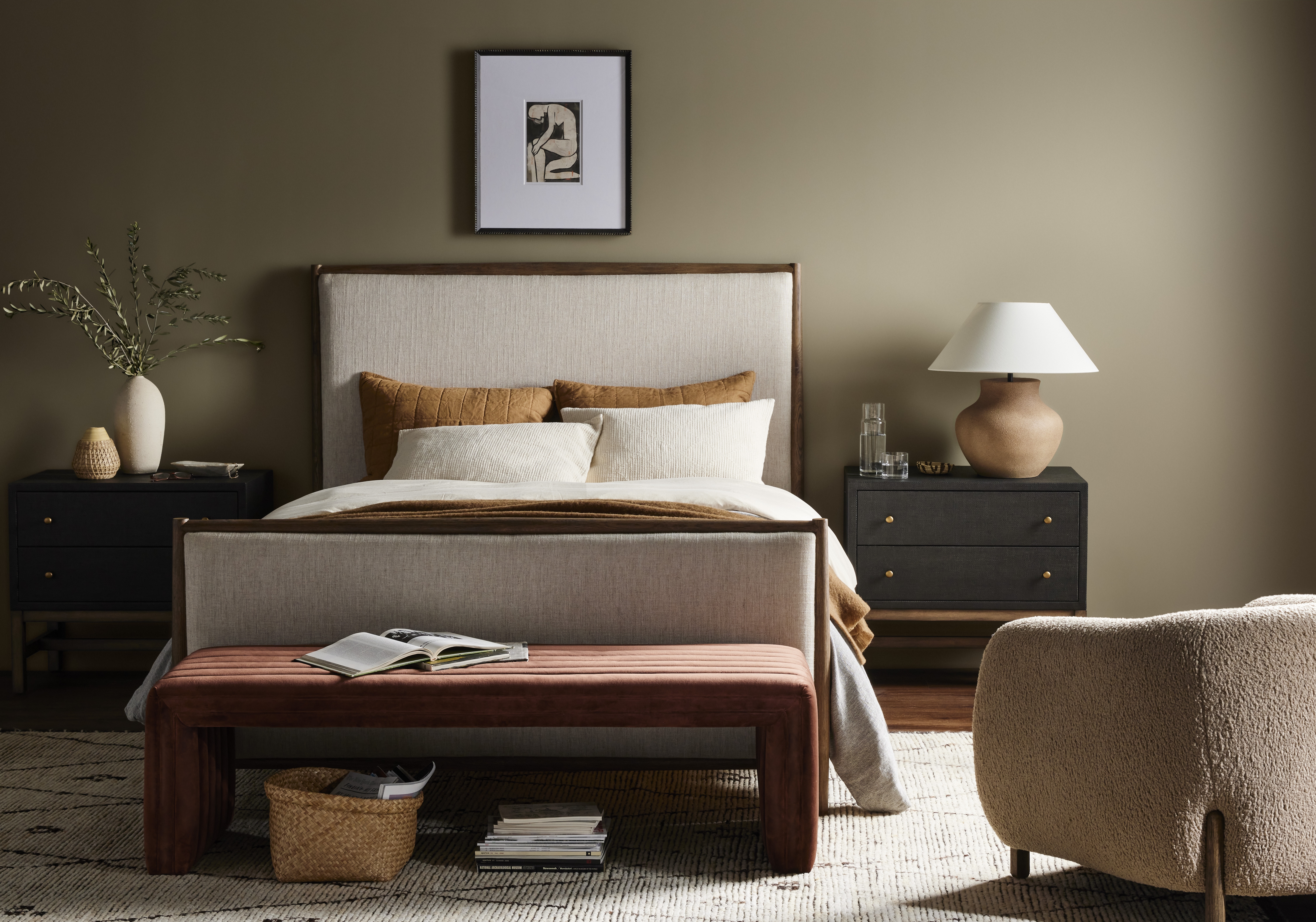 Glenview Bed-Weathered Oak-King - Image 1