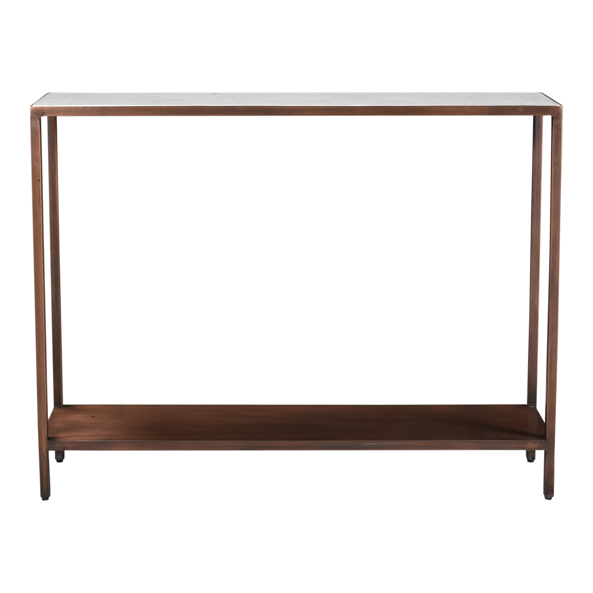 Bottego Console Table Antique Copper - Image 0