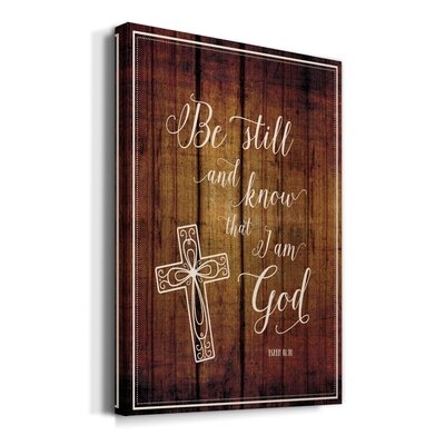Be Still Premium Gallery Wrapped Canvas - Ready To Hang - Image 0