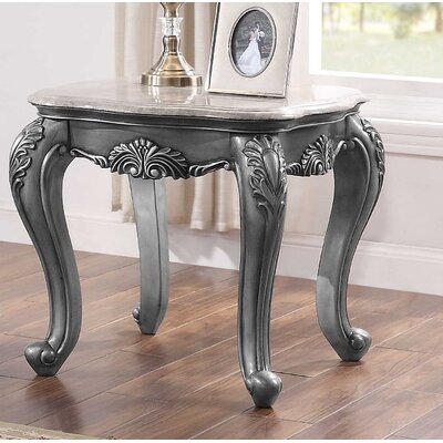 Kerrsi Marble Top End Table - Image 0