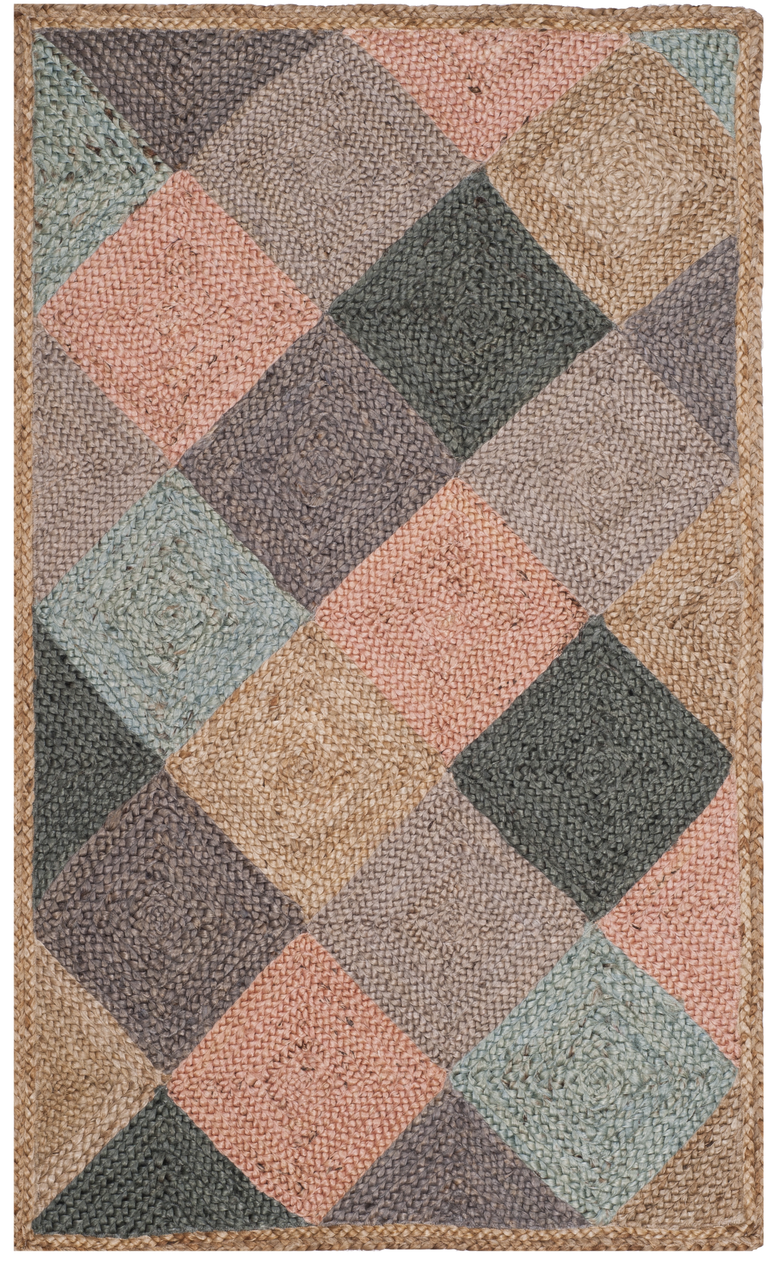 Arlo Home Hand Woven Area Rug, NF872A, Natural/Multi,  3' X 5' - Image 0