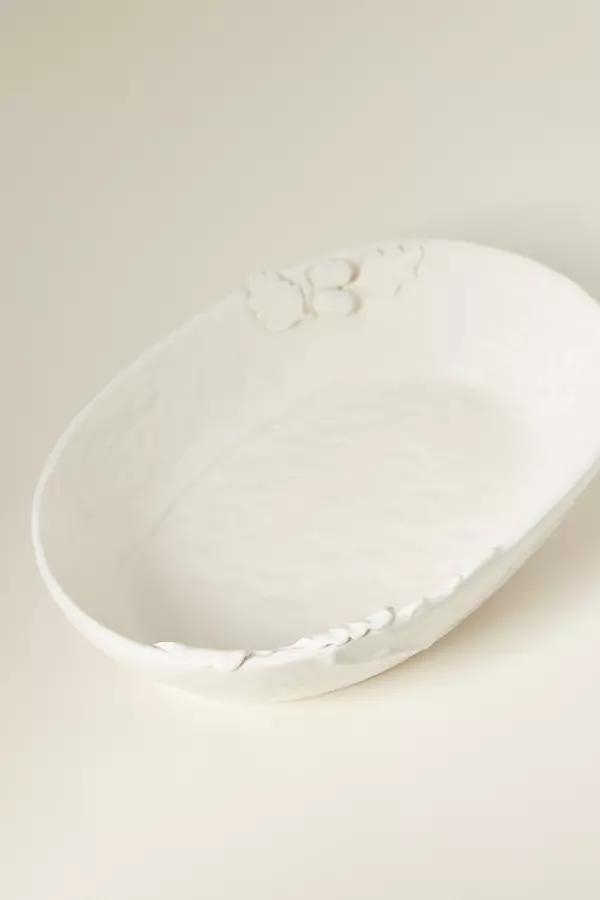 Oak Leaf Stoneware Medium Serve Bowl - Image 0