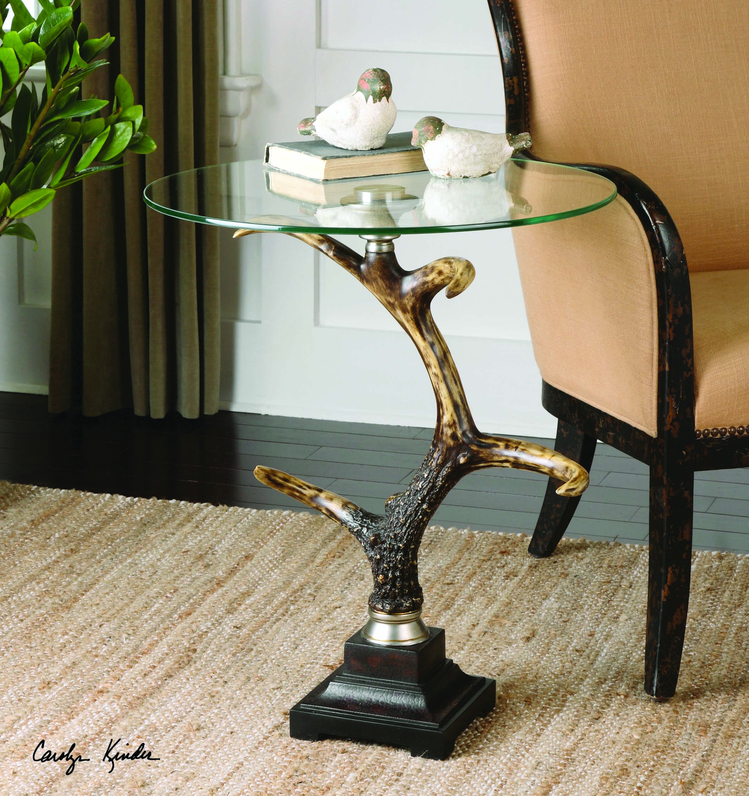 Stag Horn Accent Table - Image 0