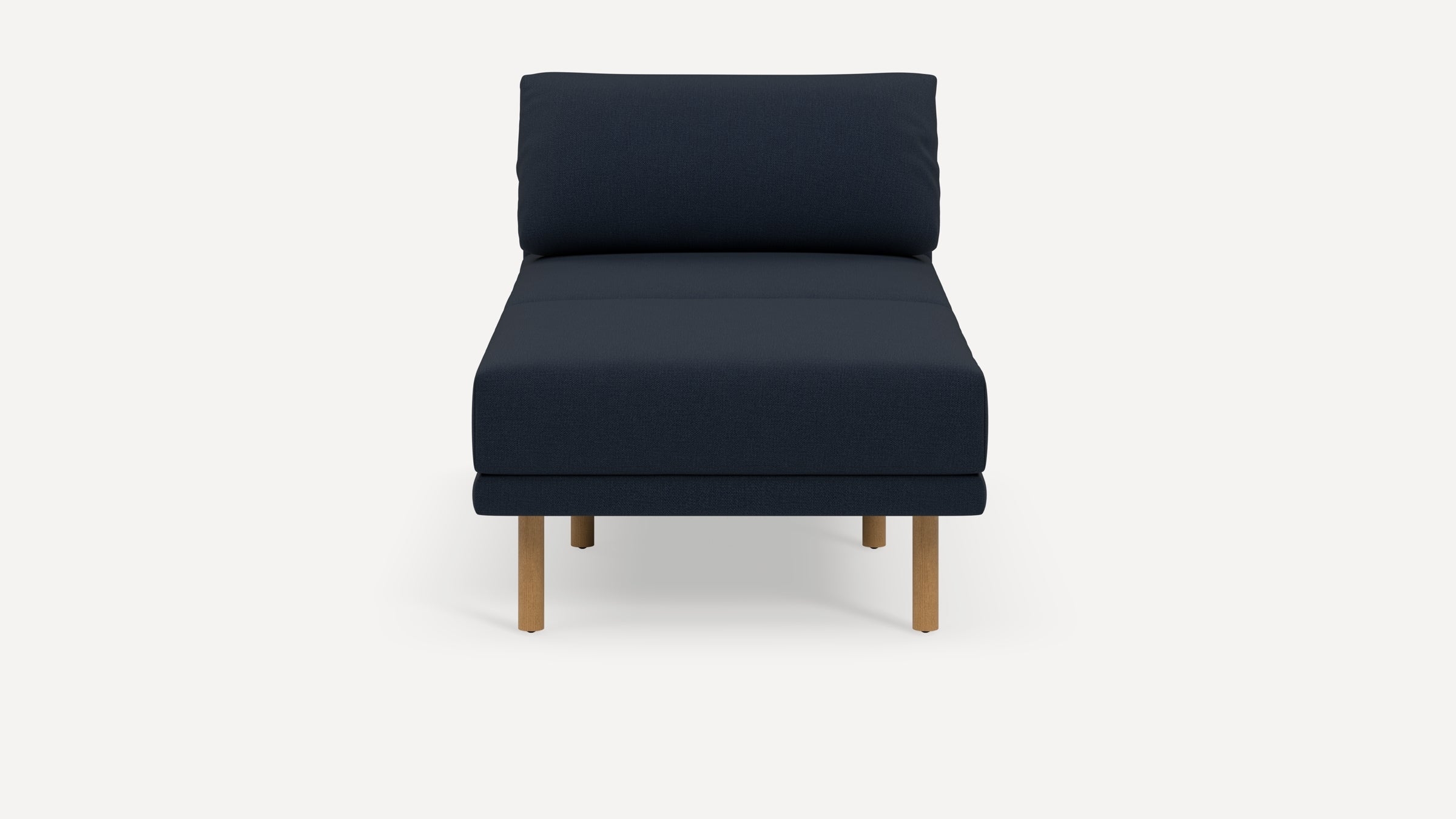 Range 2-Piece Lounger - Georgia Clay - Performance Chenille / Oak - Wood - Image 9