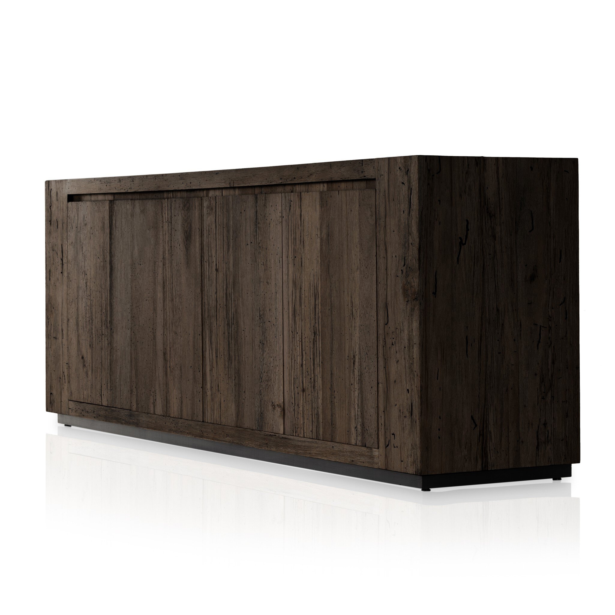 Abaso Sideboard - Ebony Rustic Wormwood Oak - Image 3