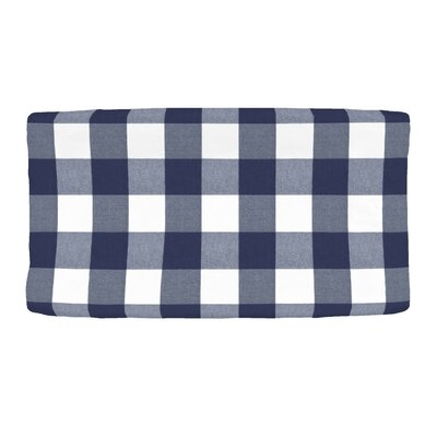Woven Buffalo Check Changing Pad Cover - Image 0