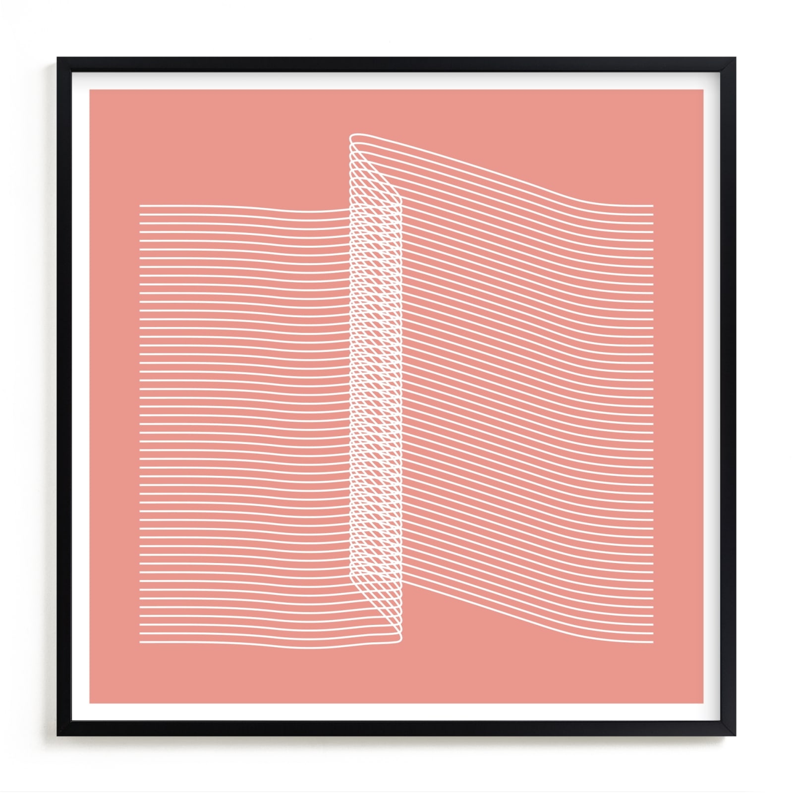 Pink And Lines Rigth Limited Edition Fine Art Print 2 - Image 0