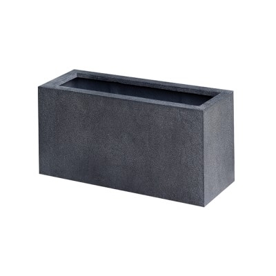 Farnley Planter, Square, Large, Stone Gray - Image 2