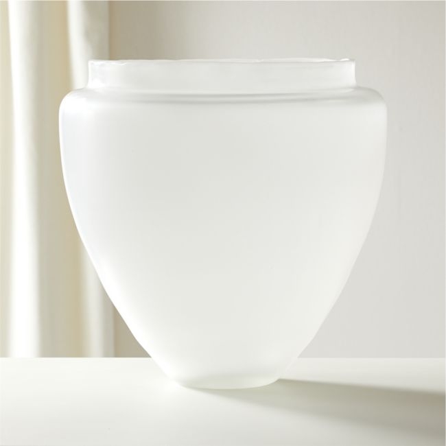 Allure Frosted Glass Vase - Image 0
