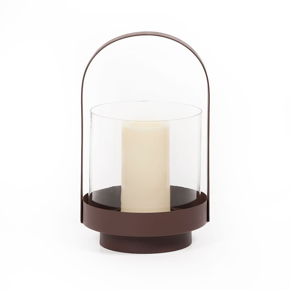 Angeles Outdoor Lantern Small - Red Clay - Image 0
