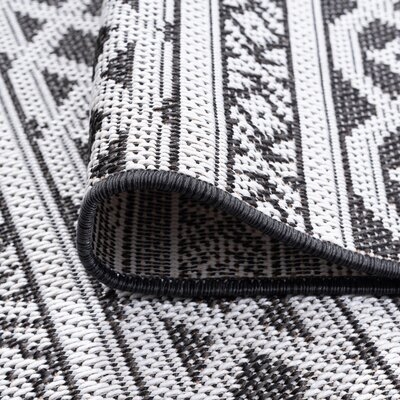 Vitale Contemporary Stripe Area Rug, Charcoal - Image 0