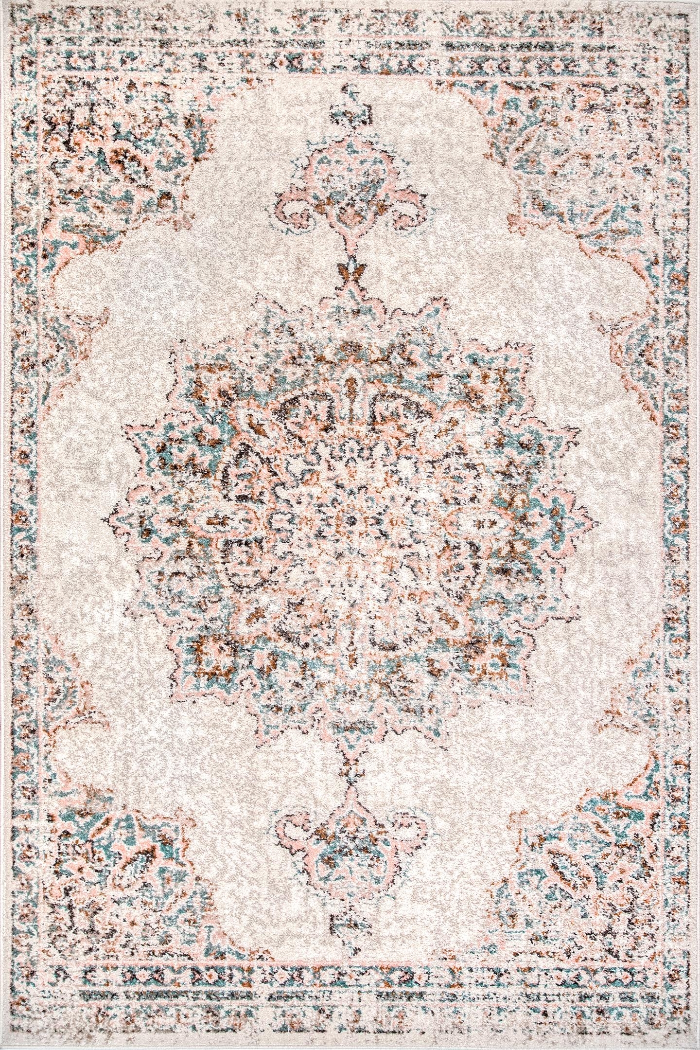 Vintage Medallion Liliana Area Rug - Image 1