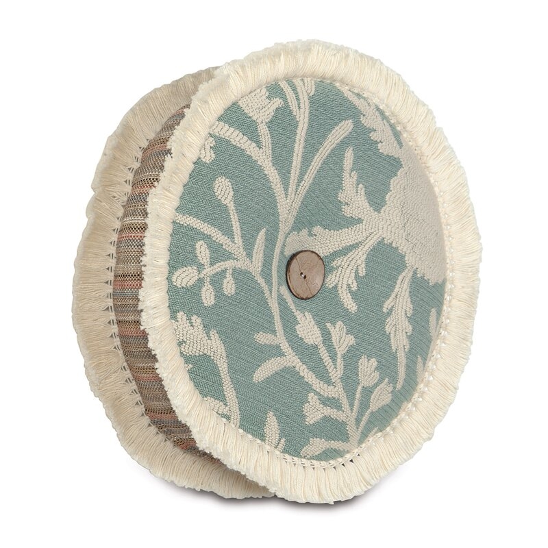Eastern Accents Avila Tambourine Round Pillow Cover & Insert - Image 0