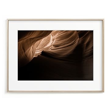 Minted Caramel Canyon Ii, 24X18, Full Bleed Framed Print, Black Wood Frame - Image 3