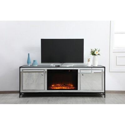 Rosemont TV Stand for TVs up to 65" with Electric Fireplace Included - Image 0