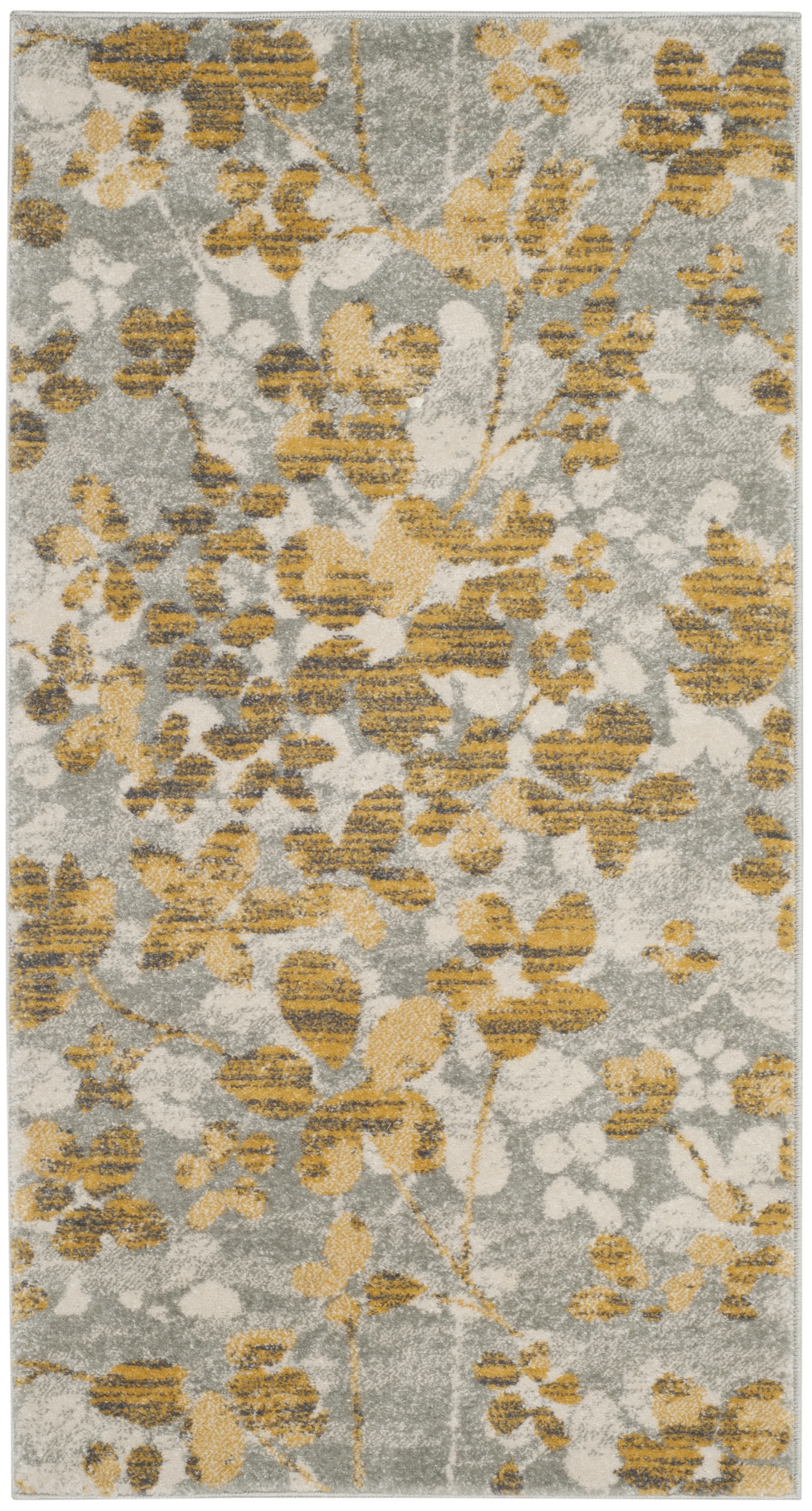 Arlo Home Woven Area Rug, EVK236P, Grey/Gold,  2' 2" X 4' - Image 0