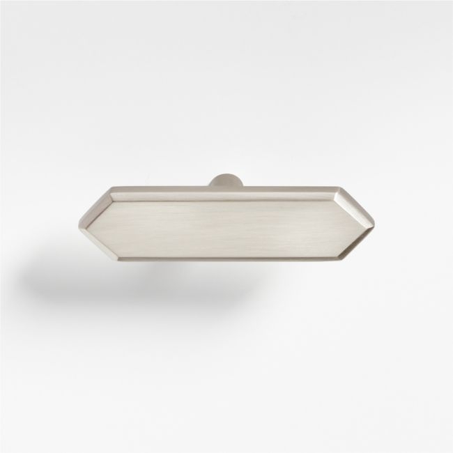 Hex 3" Brushed Nickel Bar Pull - Image 0