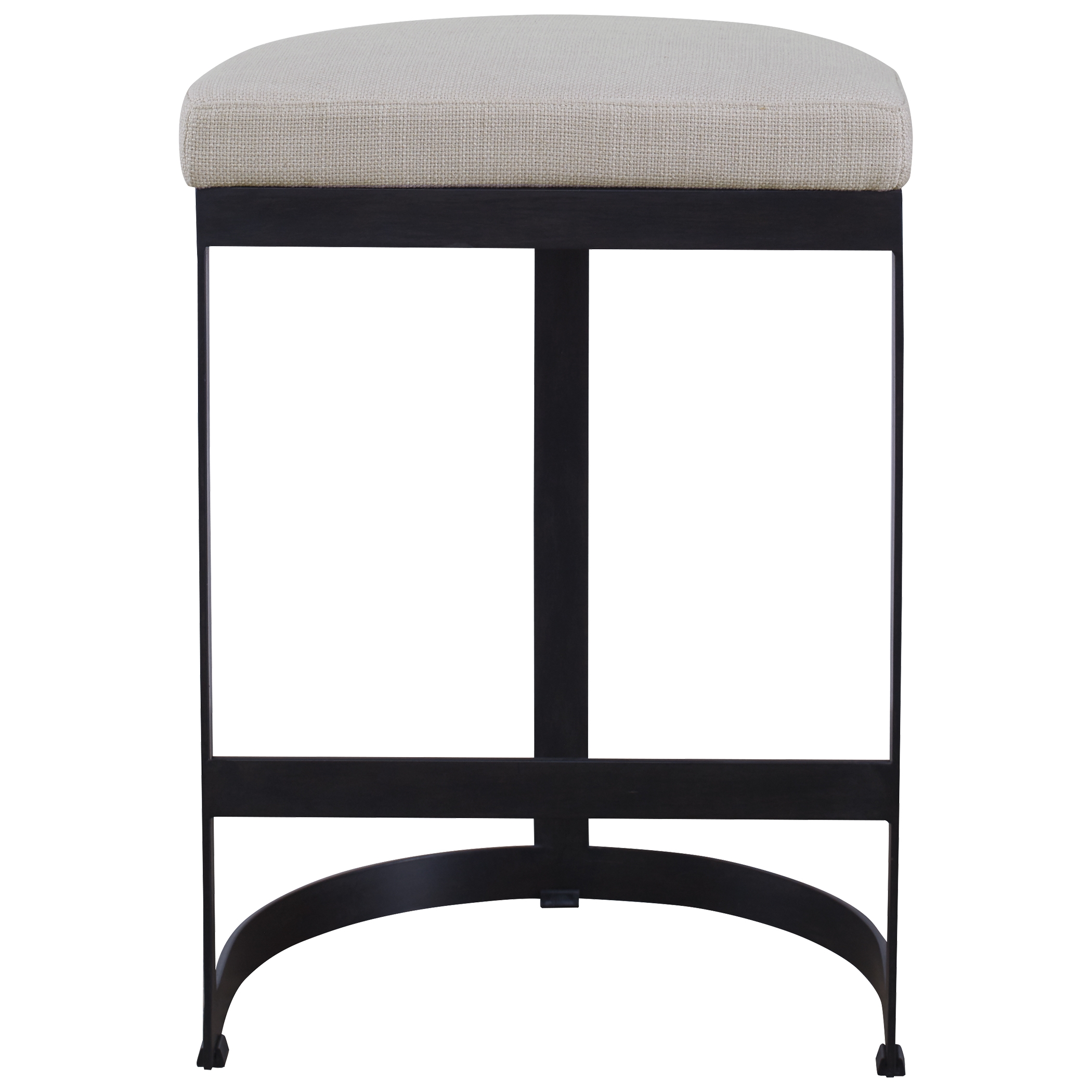 Ivanna Black Iron Counter Stool - Image 3