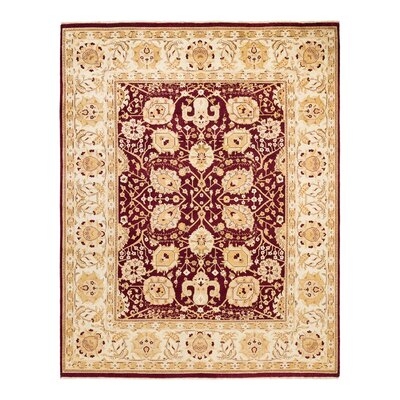 Eclectic, One-Of-A-Kind Hand-Knotted Area Rug  - Red, 8' 1" X 10' 3" - Image 0