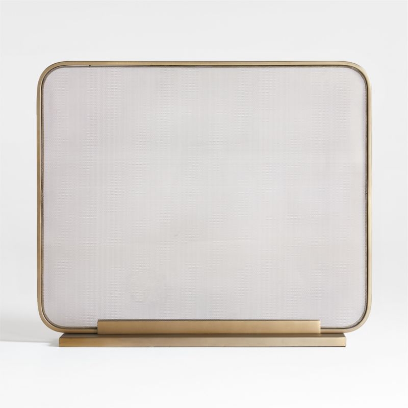 Telum Brass Fireplace Screen - Image 2
