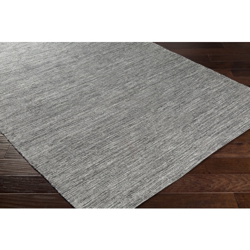 Holmes Black Indoor 2' x 3' Handmade Rug - Image 1